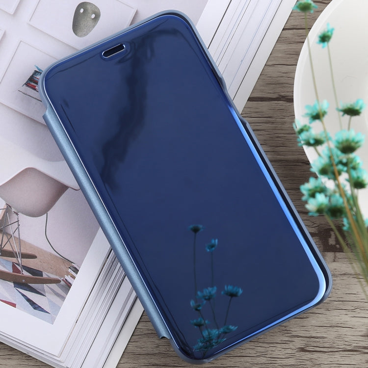 Electroplating Mirror Horizontal Flip Case for Galaxy J2 Core, with Holder