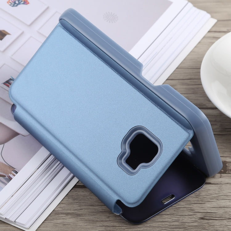 Electroplating Mirror Horizontal Flip Case for Galaxy J2 Core, with Holder
