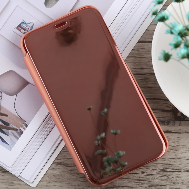 Electroplating Mirror Horizontal Flip Case for Galaxy J2 Core, with Holder