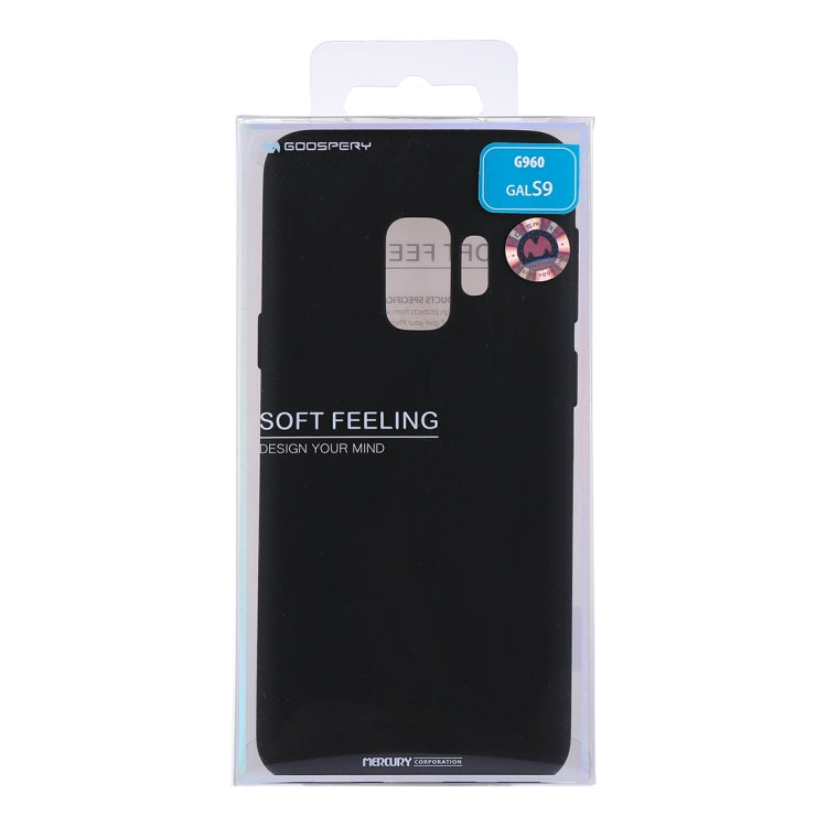 GOOSPERY SOFT FEELING for Galaxy S9 TPU Drop-proof Soft Protective Back Cover