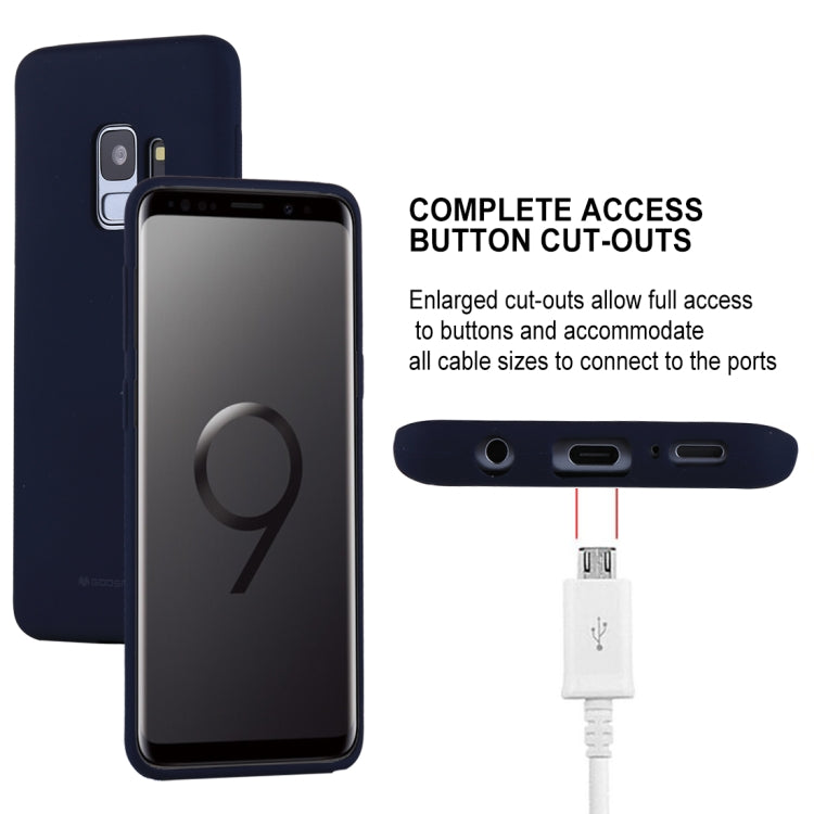 GOOSPERY SOFT FEELING for Galaxy S9 TPU Drop-proof Soft Protective Back Cover