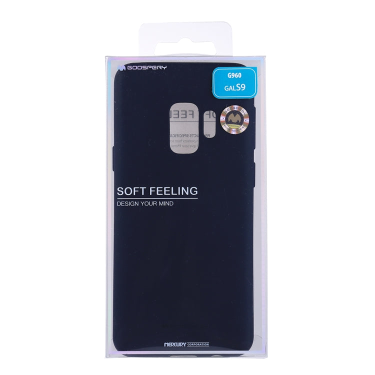 GOOSPERY SOFT FEELING for Galaxy S9 TPU Drop-proof Soft Protective Back Cover