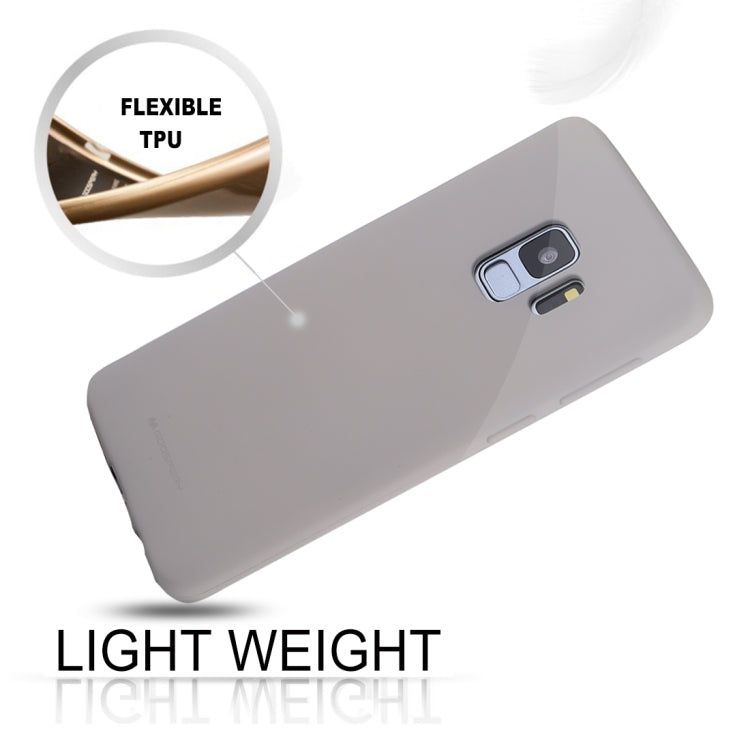 GOOSPERY SOFT FEELING for Galaxy S9 TPU Drop-proof Soft Protective Back Cover