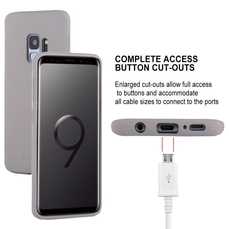 GOOSPERY SOFT FEELING for Galaxy S9 TPU Drop-proof Soft Protective Back Cover