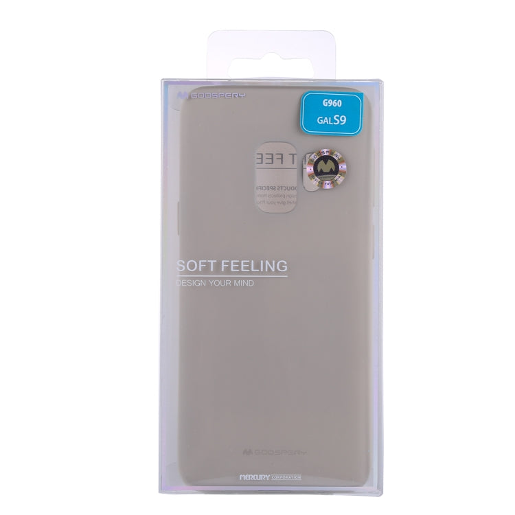 GOOSPERY SOFT FEELING for Galaxy S9 TPU Drop-proof Soft Protective Back Cover