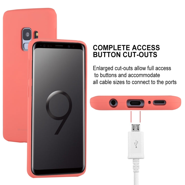 GOOSPERY SOFT FEELING for Galaxy S9 TPU Drop-proof Soft Protective Back Cover