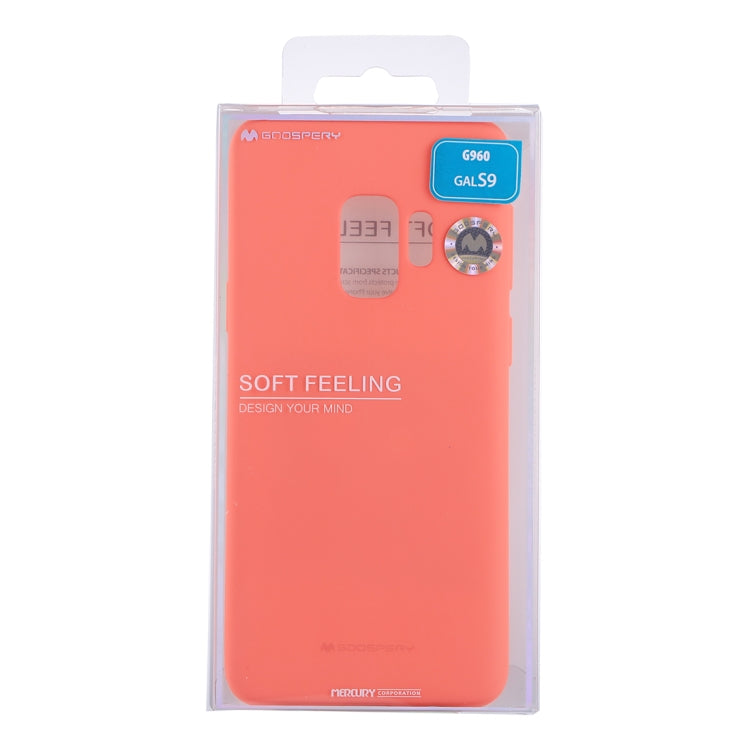 GOOSPERY SOFT FEELING for Galaxy S9 TPU Drop-proof Soft Protective Back Cover