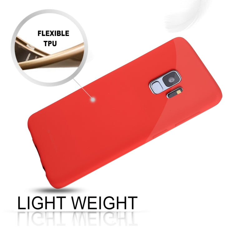 GOOSPERY SOFT FEELING for Galaxy S9 TPU Drop-proof Soft Protective Back Cover
