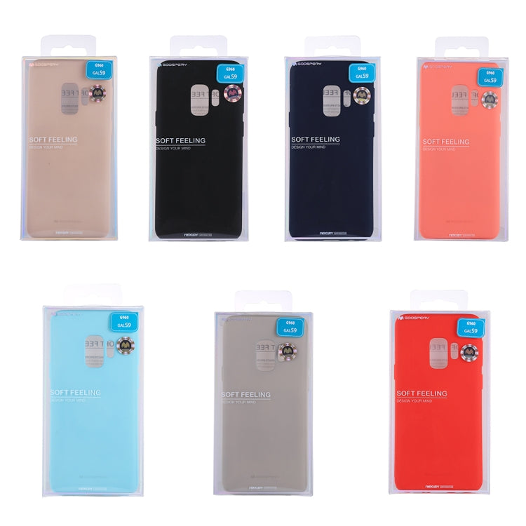 GOOSPERY SOFT FEELING for Galaxy S9 TPU Drop-proof Soft Protective Back Cover