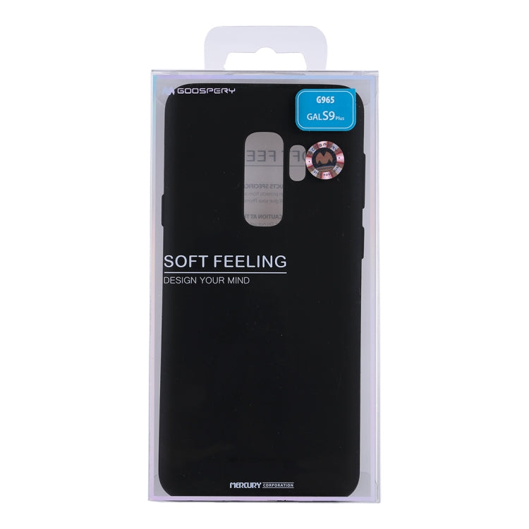 GOOSPERY SOFT FEELING for Galaxy S9+ TPU Drop-proof Soft Protective Back Cover