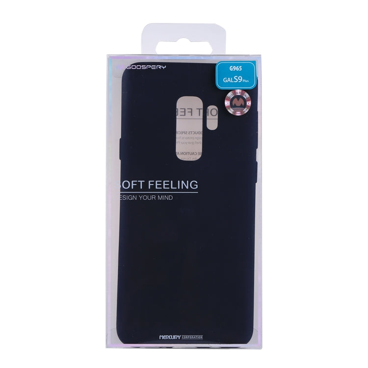GOOSPERY SOFT FEELING for Galaxy S9+ TPU Drop-proof Soft Protective Back Cover