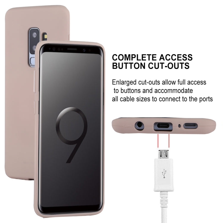 GOOSPERY SOFT FEELING for Galaxy S9+ TPU Drop-proof Soft Protective Back Cover