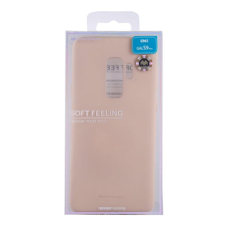 GOOSPERY SOFT FEELING for Galaxy S9+ TPU Drop-proof Soft Protective Back Cover