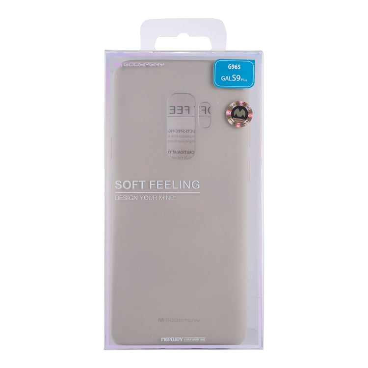 GOOSPERY SOFT FEELING for Galaxy S9+ TPU Drop-proof Soft Protective Back Cover