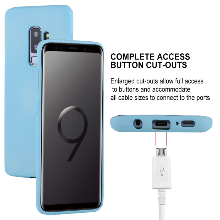 GOOSPERY SOFT FEELING for Galaxy S9+ TPU Drop-proof Soft Protective Back Cover