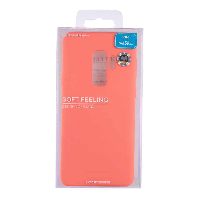 GOOSPERY SOFT FEELING for Galaxy S9+ TPU Drop-proof Soft Protective Back Cover