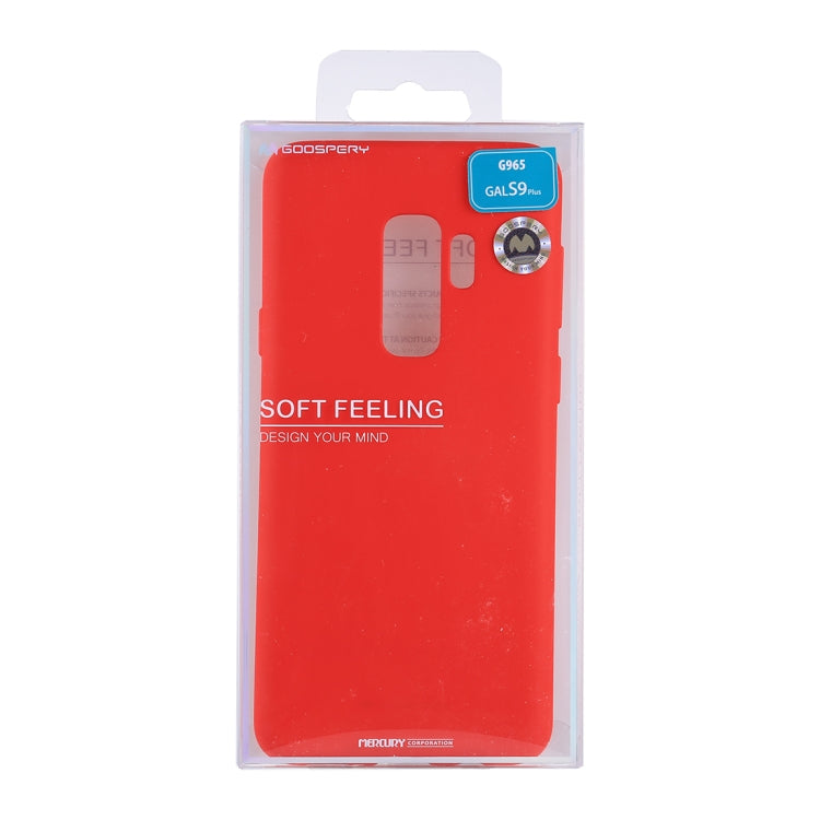 GOOSPERY SOFT FEELING for Galaxy S9+ TPU Drop-proof Soft Protective Back Cover