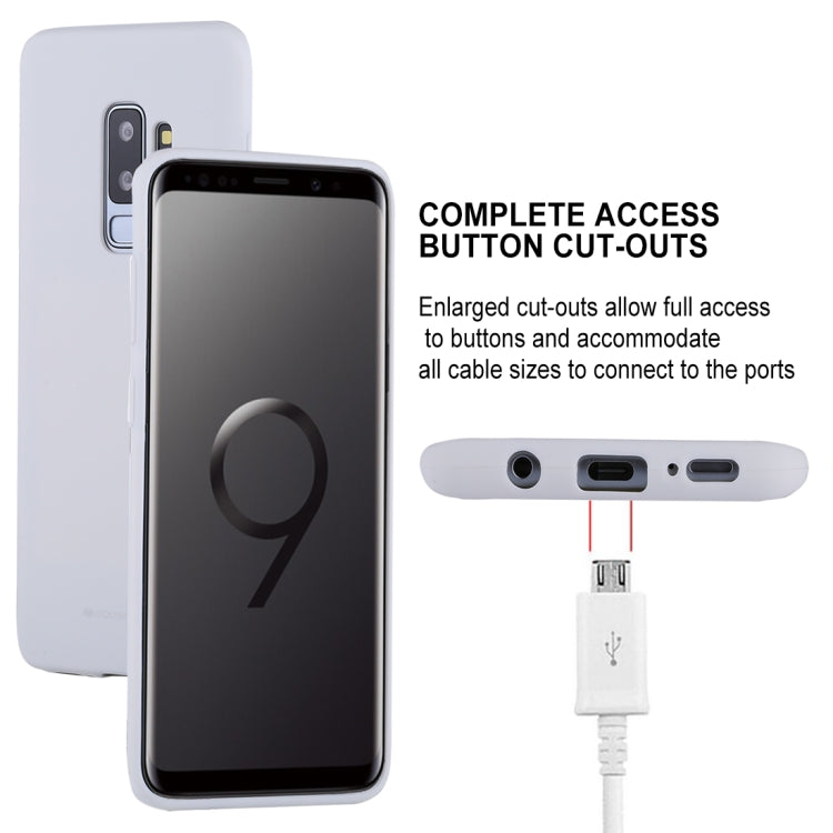 GOOSPERY SOFT FEELING for Galaxy S9+ TPU Drop-proof Soft Protective Back Cover