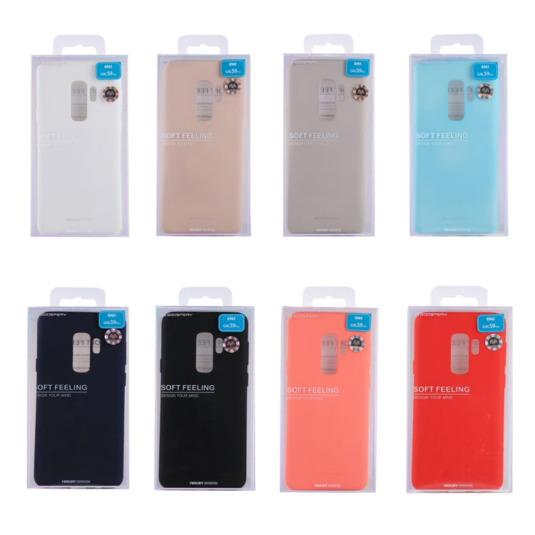 GOOSPERY SOFT FEELING for Galaxy S9+ TPU Drop-proof Soft Protective Back Cover
