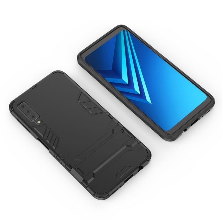 Shockproof PC + TPU Case for Galaxy A7 (2018), with Holder