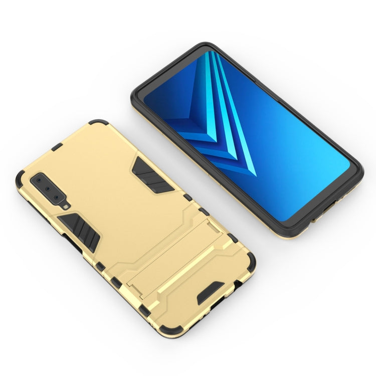 Shockproof PC + TPU Case for Galaxy A7 (2018), with Holder