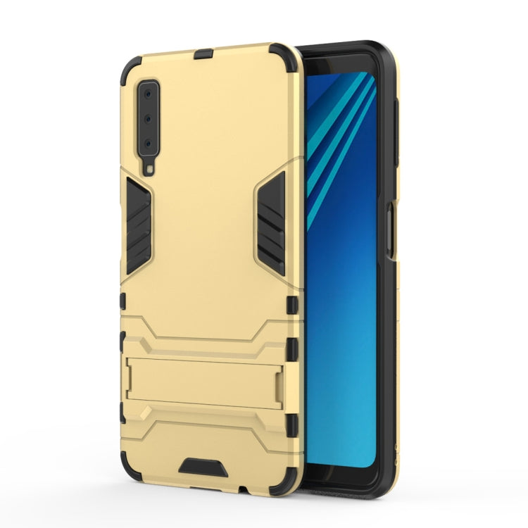 Shockproof PC + TPU Case for Galaxy A7 (2018), with Holder