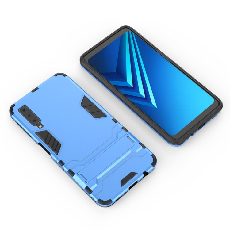 Shockproof PC + TPU Case for Galaxy A7 (2018), with Holder