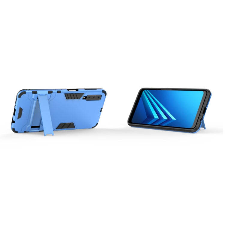 Shockproof PC + TPU Case for Galaxy A7 (2018), with Holder