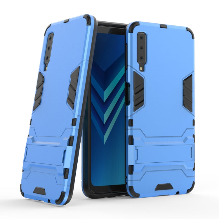 Shockproof PC + TPU Case for Galaxy A7 (2018), with Holder
