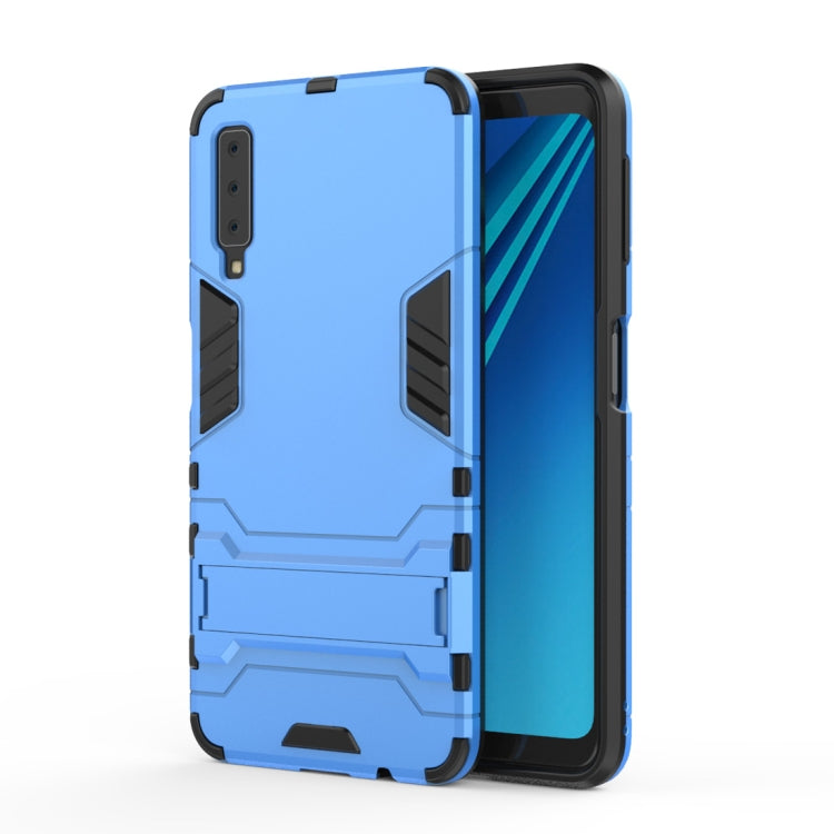 Shockproof PC + TPU Case for Galaxy A7 (2018), with Holder