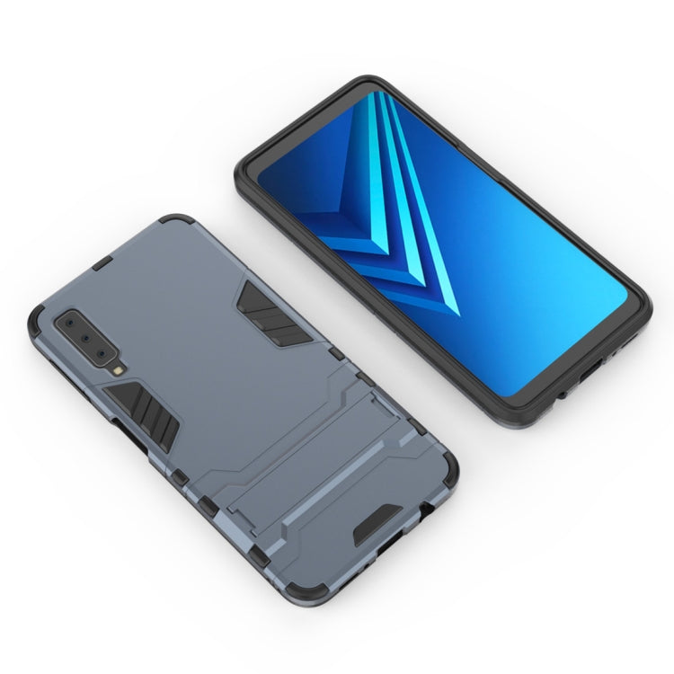 Shockproof PC + TPU Case for Galaxy A7 (2018), with Holder