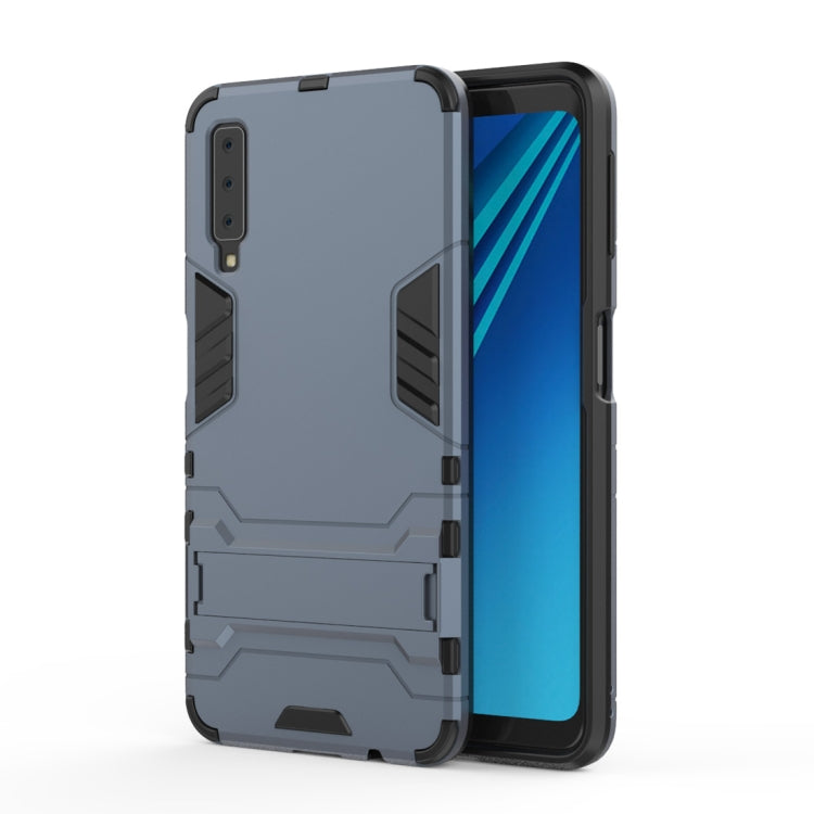 Shockproof PC + TPU Case for Galaxy A7 (2018), with Holder
