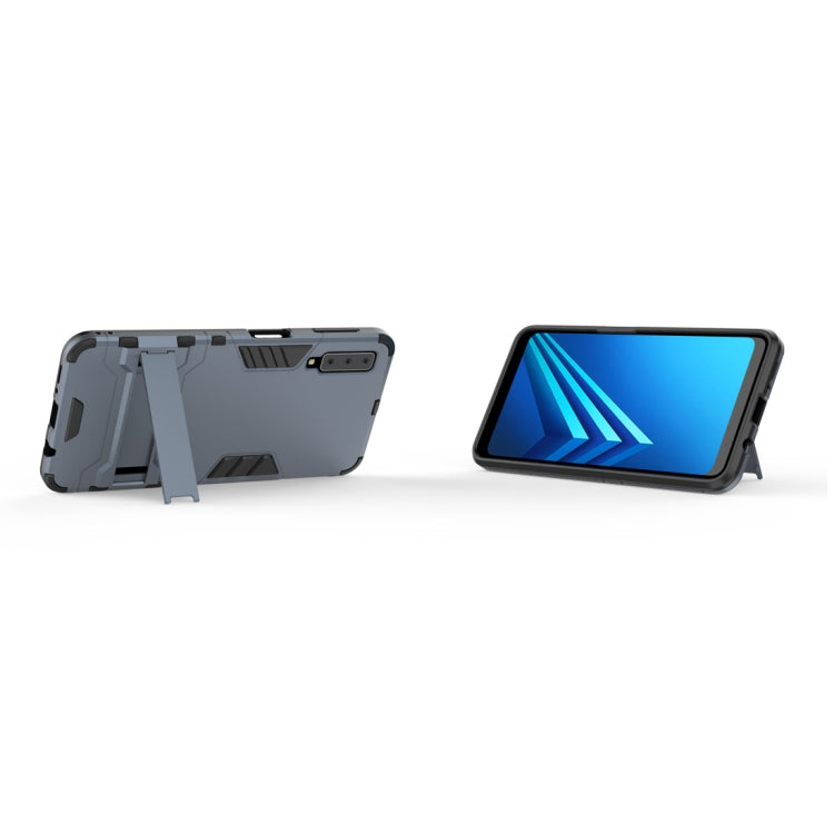 Shockproof PC + TPU Case for Galaxy A7 (2018), with Holder