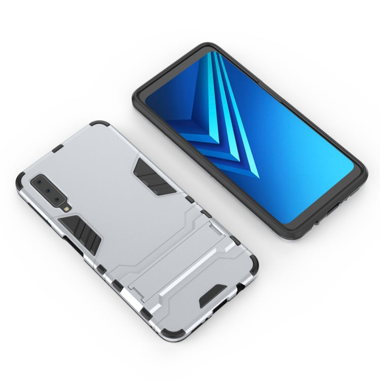 Shockproof PC + TPU Case for Galaxy A7 (2018), with Holder
