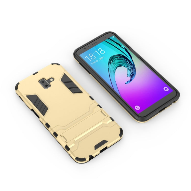 Shockproof PC + TPU Case for Galaxy J6+, with Holder