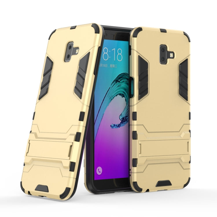 Shockproof PC + TPU Case for Galaxy J6+, with Holder