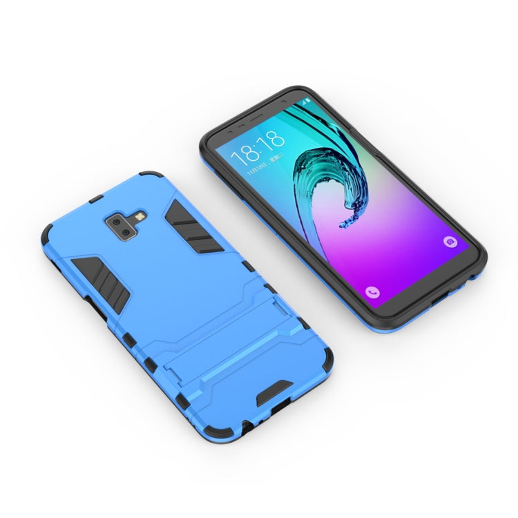 Shockproof PC + TPU Case for Galaxy J6+, with Holder