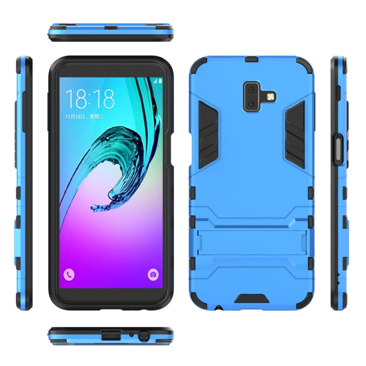 Shockproof PC + TPU Case for Galaxy J6+, with Holder