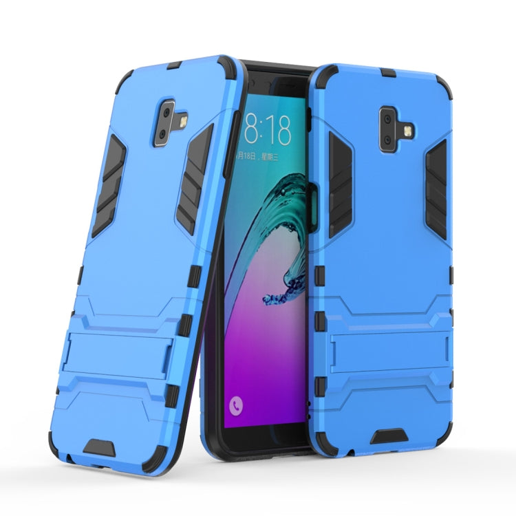 Shockproof PC + TPU Case for Galaxy J6+, with Holder