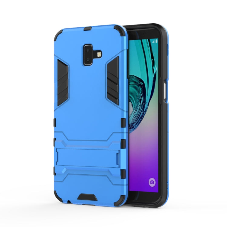 Shockproof PC + TPU Case for Galaxy J6+, with Holder