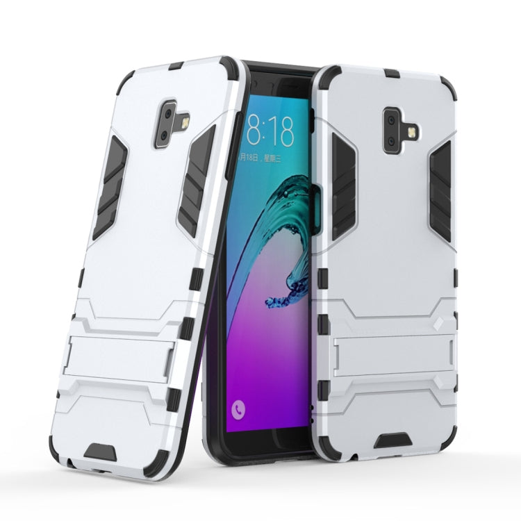 Shockproof PC + TPU Case for Galaxy J6+, with Holder