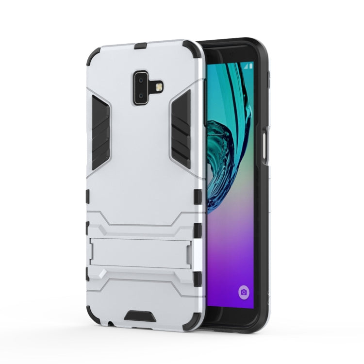Shockproof PC + TPU Case for Galaxy J6+, with Holder