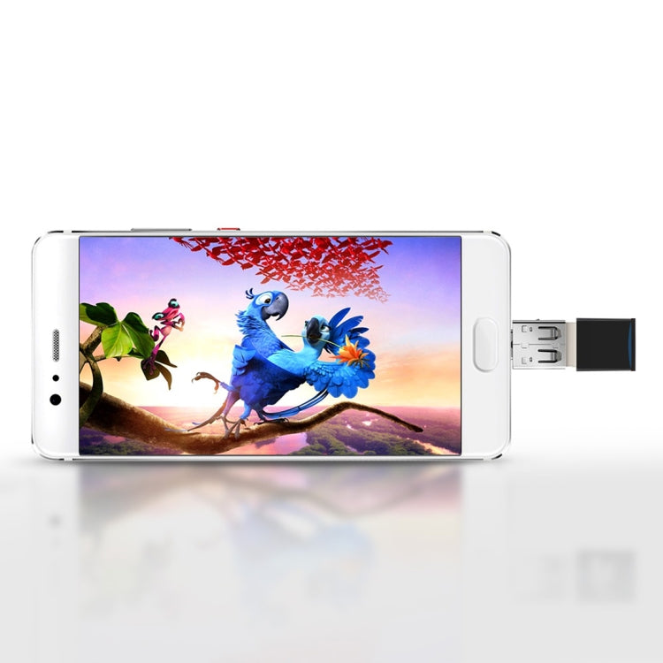 XQ-A002 Mini Zinc Alloy USB to USB-C / Type-C OTG Adapter Connector, For Galaxy S8 & S8 + / LG G6 / Huawei P10 & P10 Plus / Xiaomi Mi 6 & Max 2 and Other Smartphones