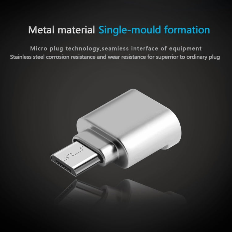 XQ-R002 TF Card to Micro USB Card Reader Connector with LED Indicator Light & Key Chain