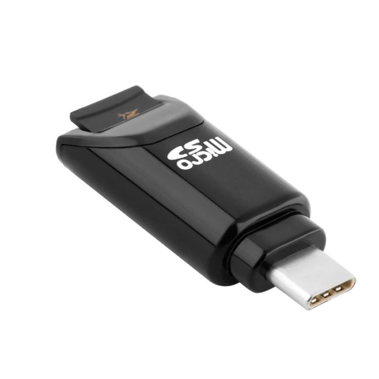 XQ-R003 Micro SD Card to USB-C / Type-C Card Reader OTG Connector