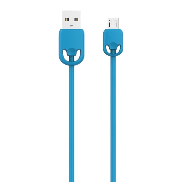 KIVEE KV-CH044 2.1A Micro to USB Silicone Charging Data Cable, Length: 1m