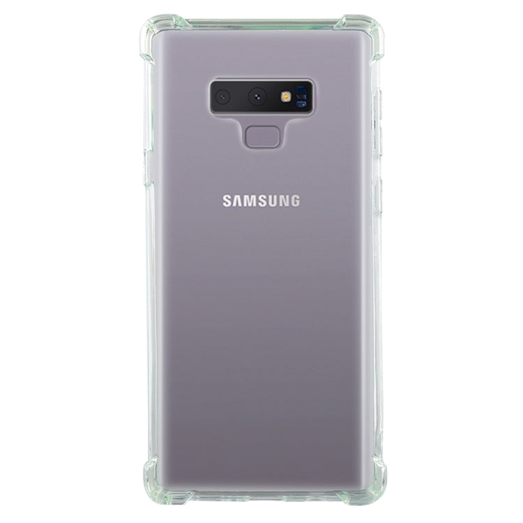 50 PCS 0.75mm Dropproof Transparent TPU Case for Galaxy Note9(Green)