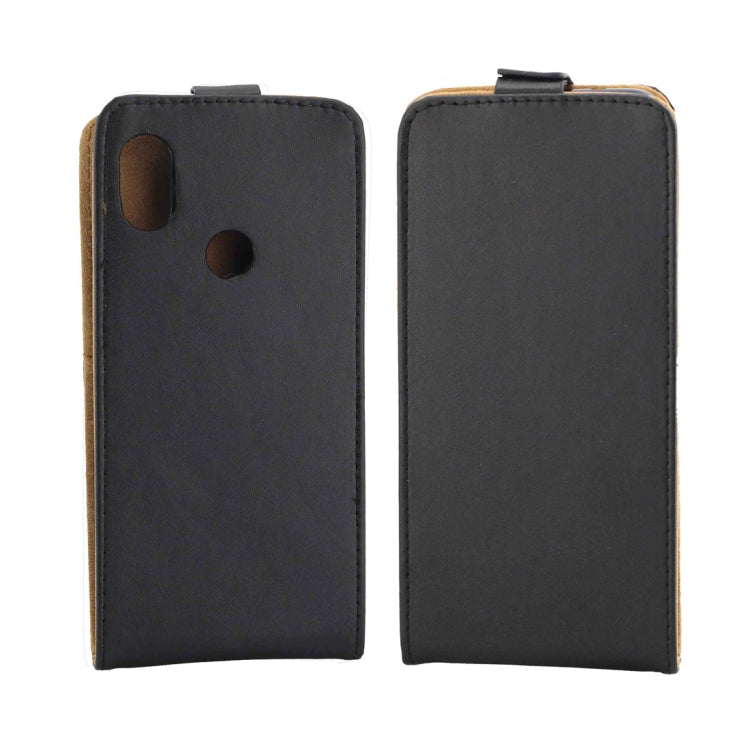 Business Style Vertical Flip TPU Leather Case for Galaxy A9 (2018), with Card Slot (Black)