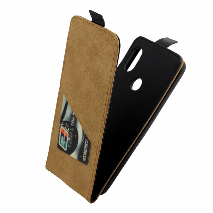 Business Style Vertical Flip TPU Leather Case for Galaxy A9 (2018), with Card Slot (Black)