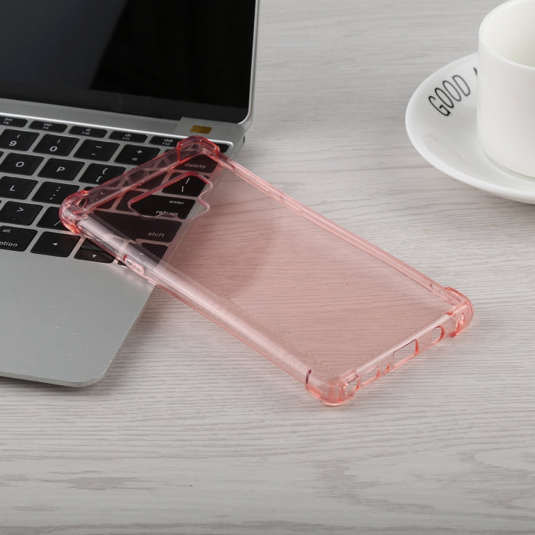 0.75mm Dropproof Transparent TPU Case for Galaxy Note9 (Pink)